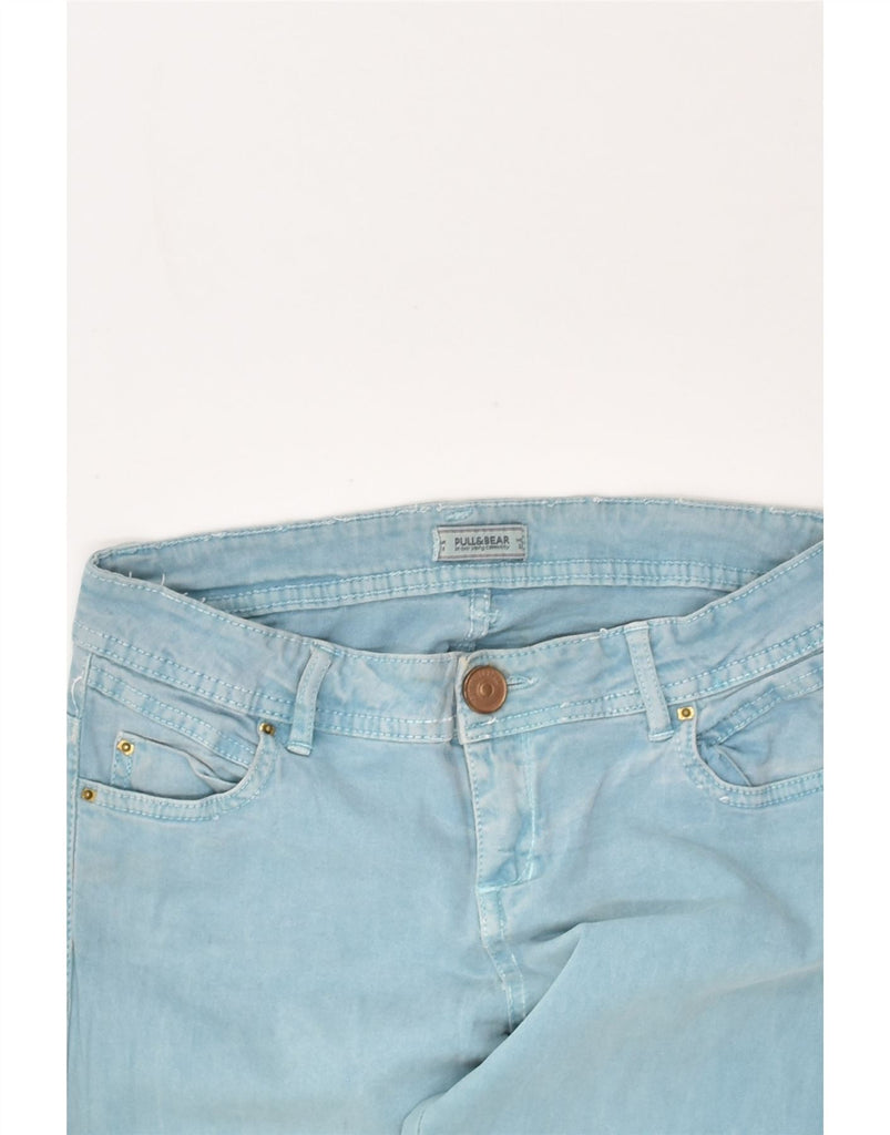 PULL & BEAR Womens Skinny Casual Trousers EU 36 Small W26 L32 Blue Cotton | Vintage Pull & Bear | Thrift | Second-Hand Pull & Bear | Used Clothing | Messina Hembry 