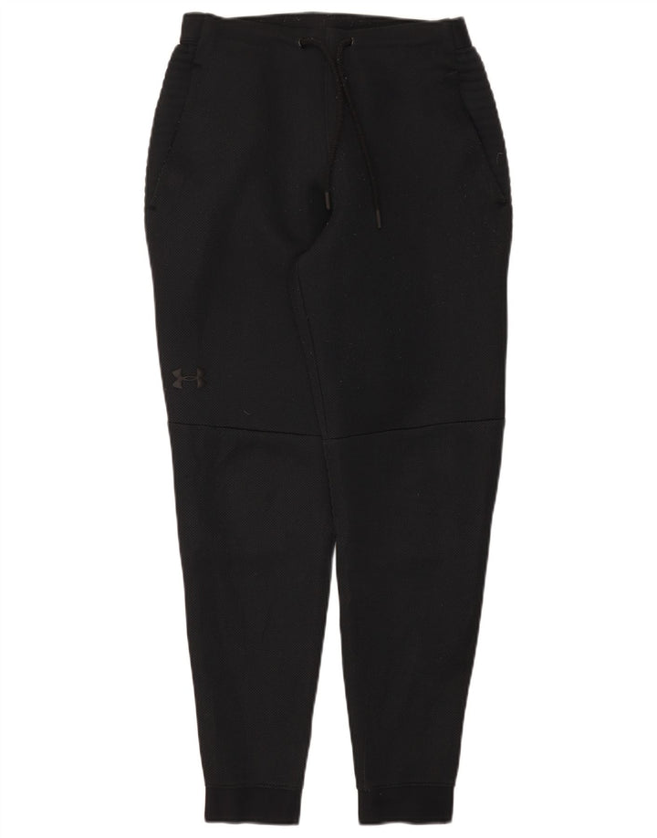 Under Armour Mens Tracksuit Trousers Joggers Medium Black Polyester