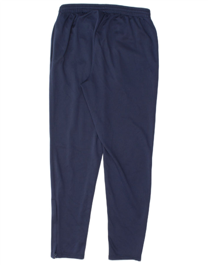 KAPPA Mens Graphic Tracksuit Trousers Large  Navy Blue Polyester