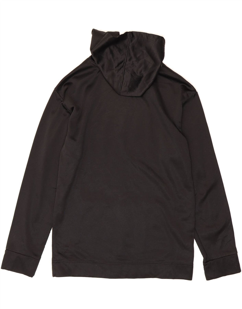 PUMA Boys Graphic Hoodie Jumper 15-16 Years XL Black Vintage Puma and Second-Hand Puma from Messina Hembry 