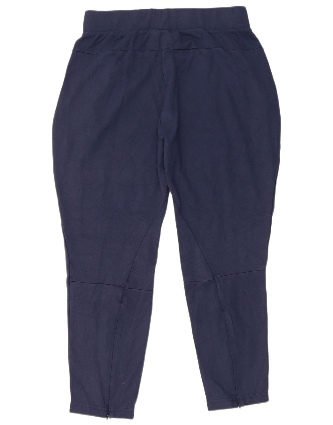 ADIDAS Womens Tracksuit Trousers UK 16 Large  Navy Blue Rayon
