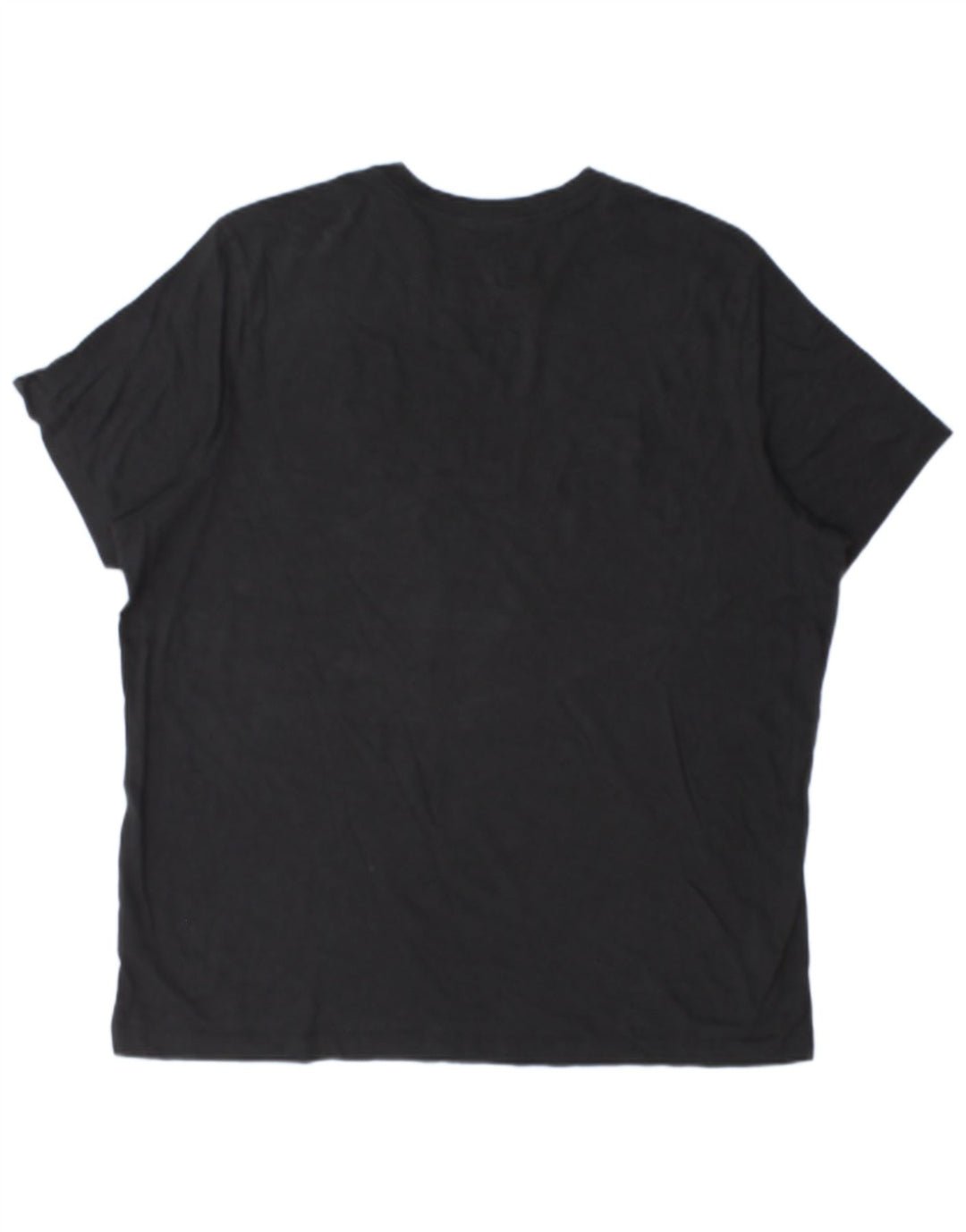 NIKE Mens T-Shirt Top 2XL Black Cotton