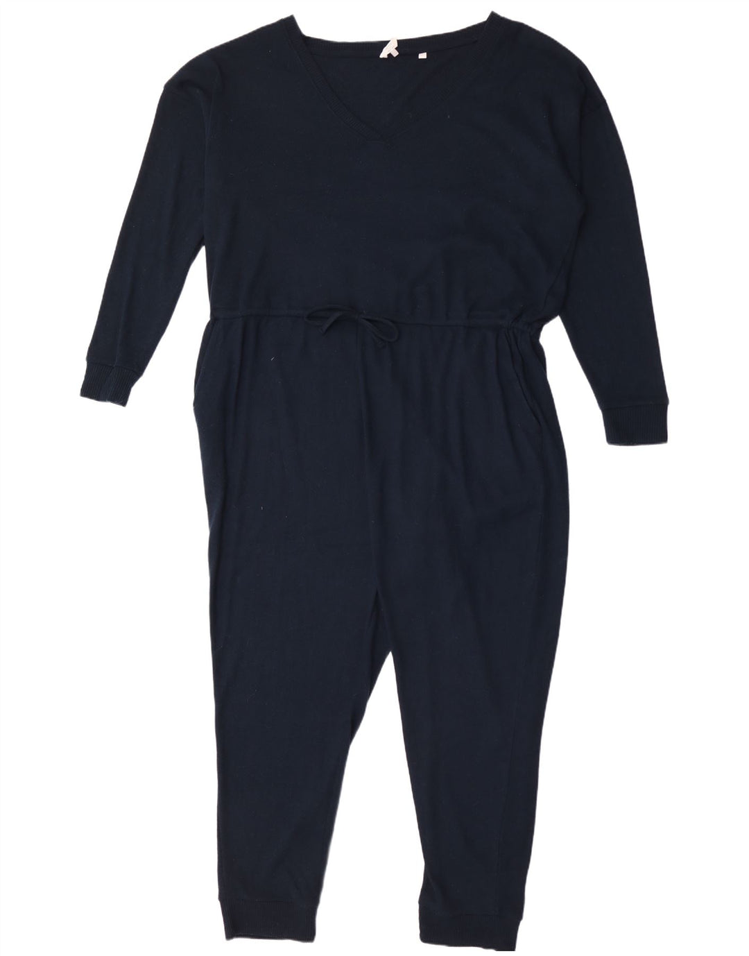 Fat Face Womens Jumpsuit UK 22 3XL Navy Blue Polyester