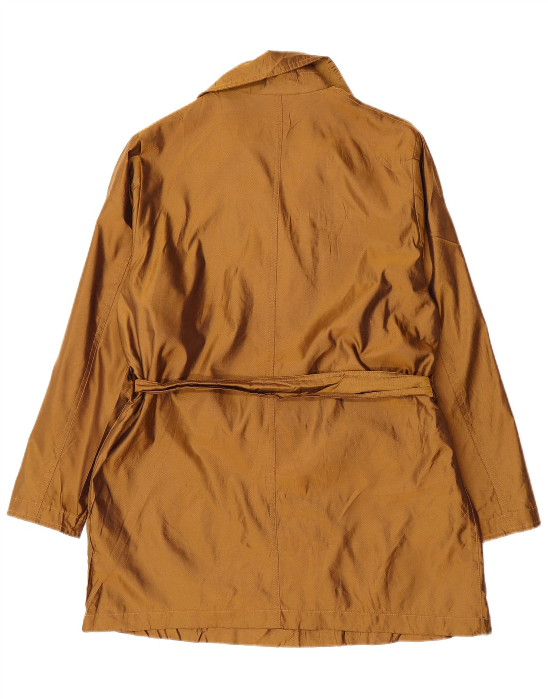 Conbipel Womens Oversized Trench Coat UK 10 Small Brown Polyamide