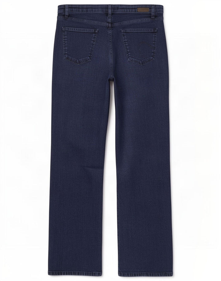 Marks & Spencer Womens Per Una Bootcut Jeans UK 14 Medium W30 L29 Navy Blue