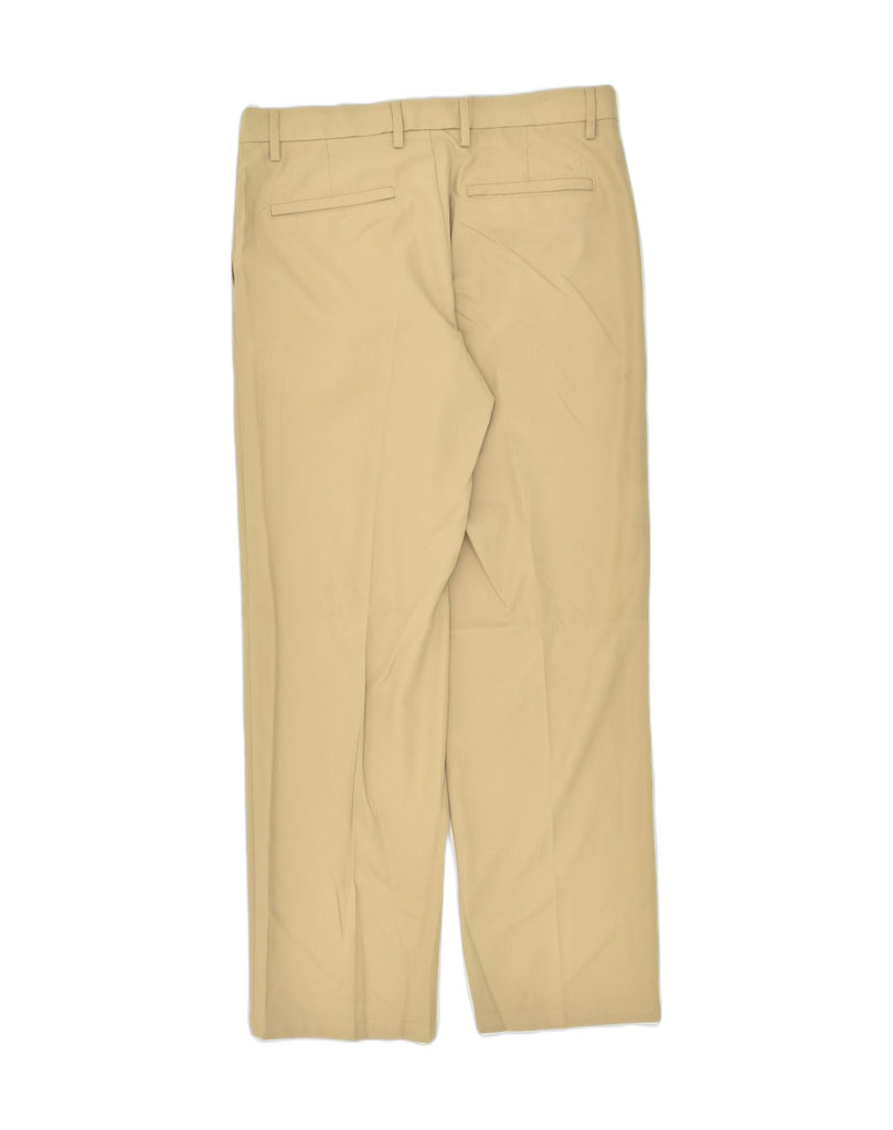 DOCKERS Mens Straight Chino Trousers W32 L30 Beige Polyester | Vintage Dockers | Thrift | Second-Hand Dockers | Used Clothing | Messina Hembry 