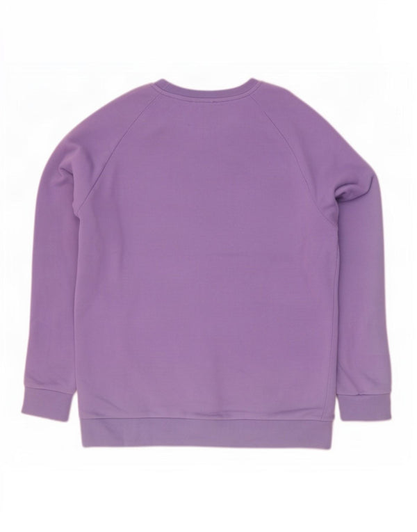 Adidas Mens Sweatshirt Jumper Small Purple Cotton