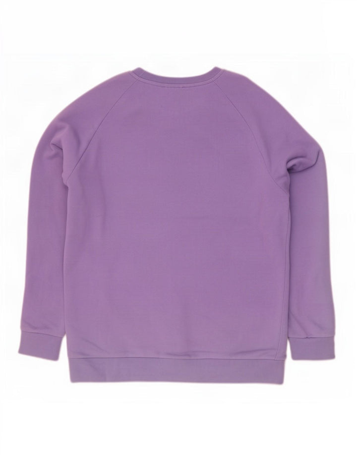 Adidas Mens Sweatshirt Jumper Small Purple Cotton