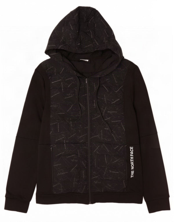 The North Face Mens Graphic Padded Tracksuit Top Jacket Large Black
