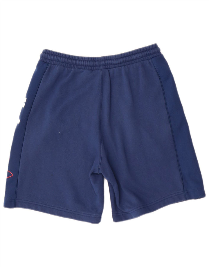 Adidas Mens Graphic Sport Shorts Small Navy Blue Cotton