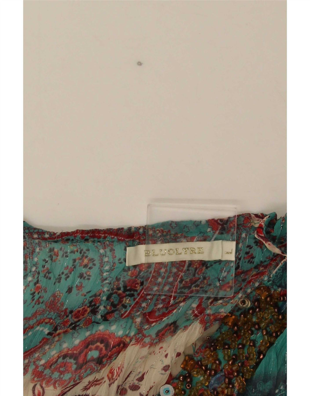Bluoltre Womens Beach Shift Dress UK 16 Large Green Paisley