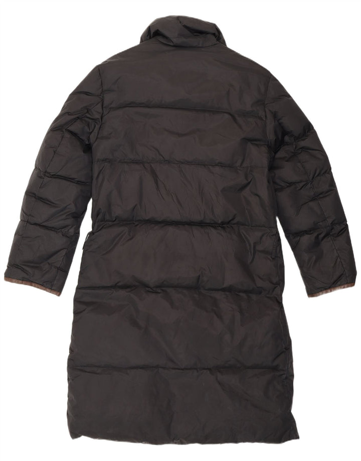 Geox Womens Padded Coat IT 44 Medium Black Polyester Winter