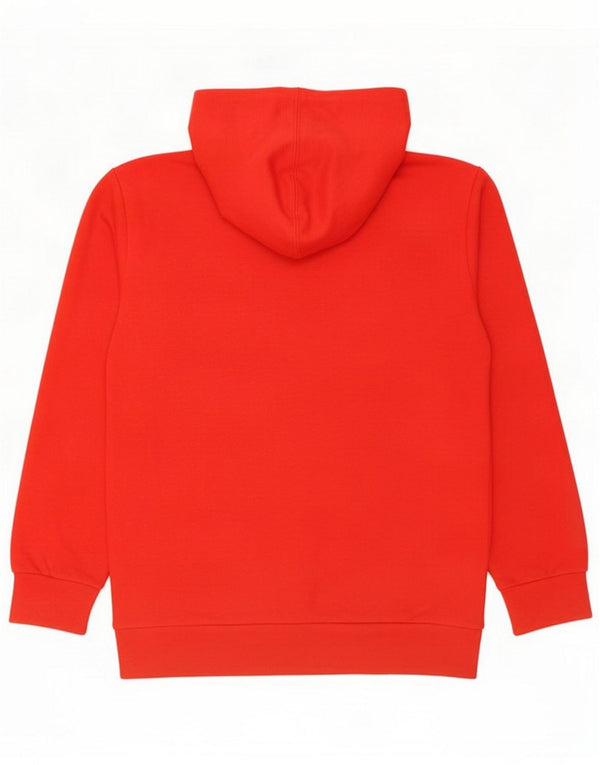 Champion Boys Graphic Hoodie Jumper 11-12 Years Large Red Cotton
