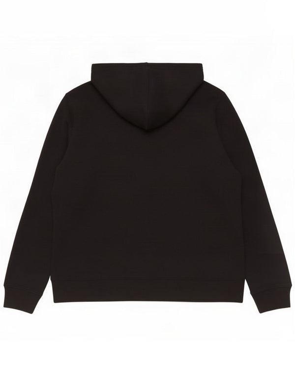 Gap Womens Graphic Hoodie Jumper UK 14 Medium Black Cotton