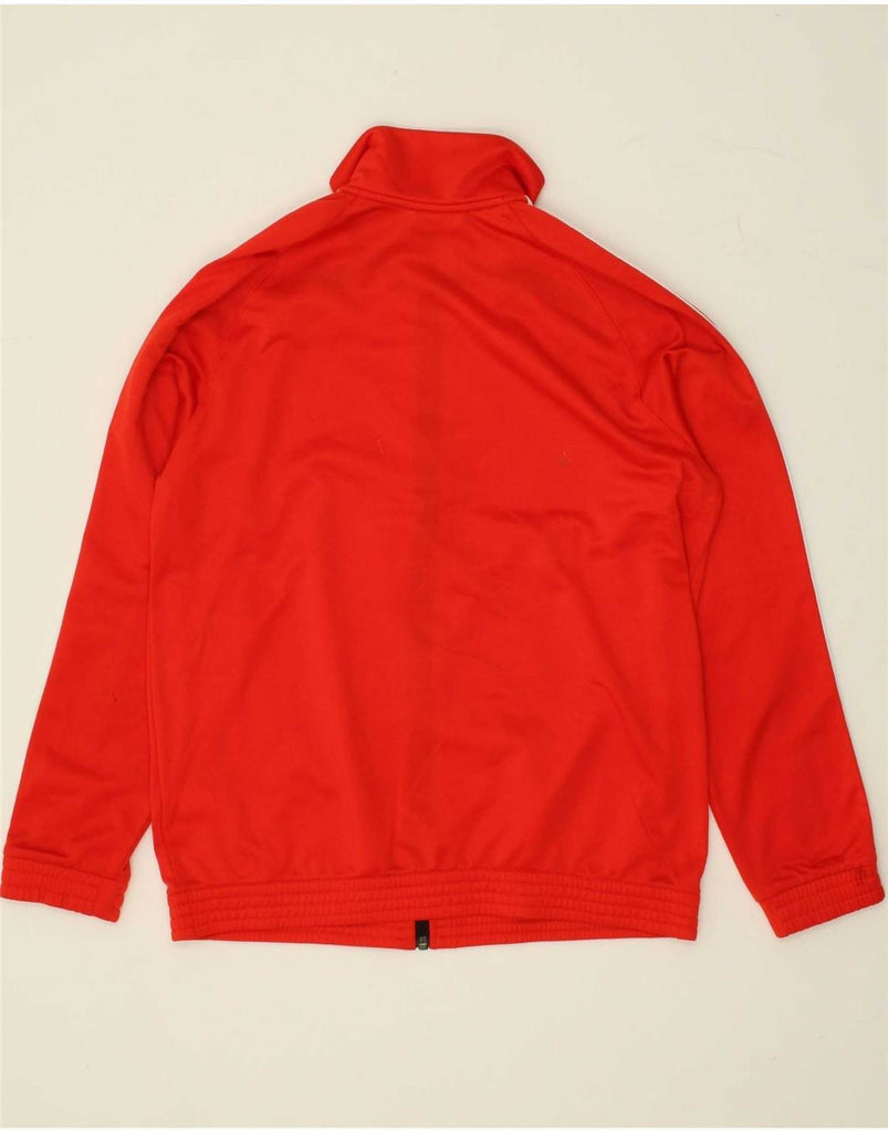 ADIDAS Boys Tracksuit Top Jacket 13-14 Years Red Polyester Vintage Adidas and Second-Hand Adidas from Messina Hembry 