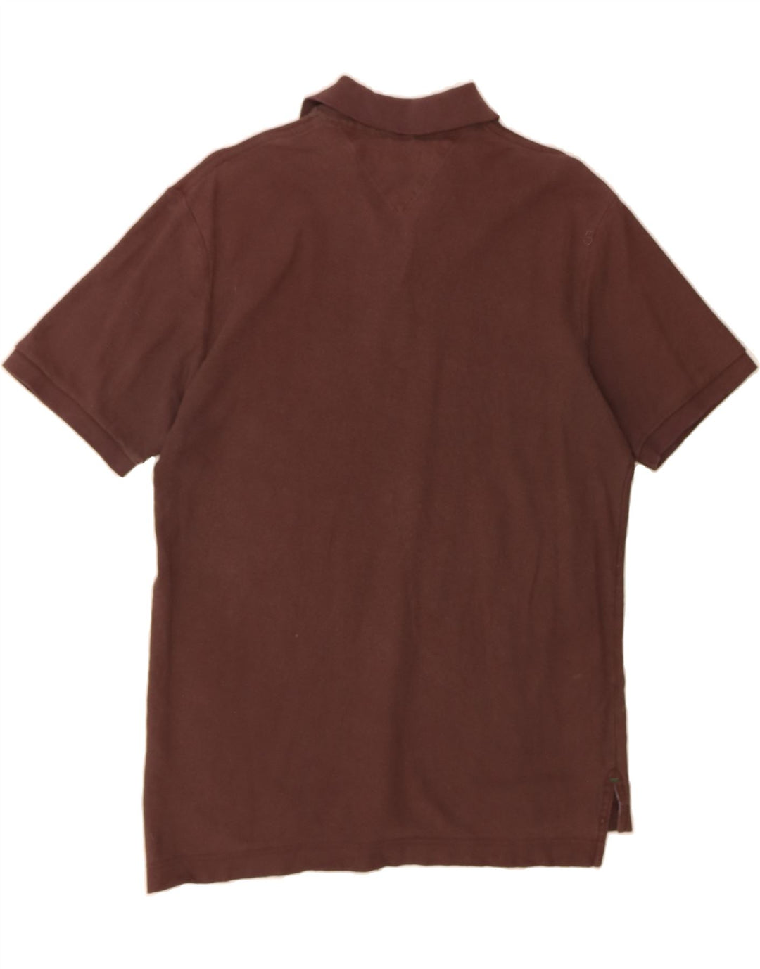 TOMMY HILFIGER Mens Polo Shirt Small Brown Cotton Vintage Tommy Hilfiger and Second-Hand Tommy Hilfiger from Messina Hembry 