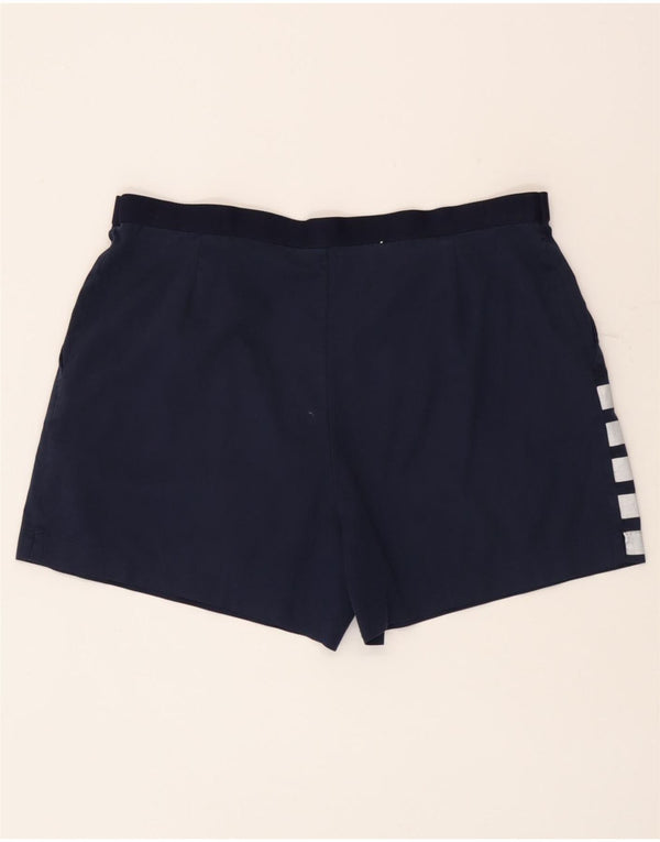 Fila Mens Pegged Casual Shorts IT 54 2XL W38  Navy Blue Striped Polyester