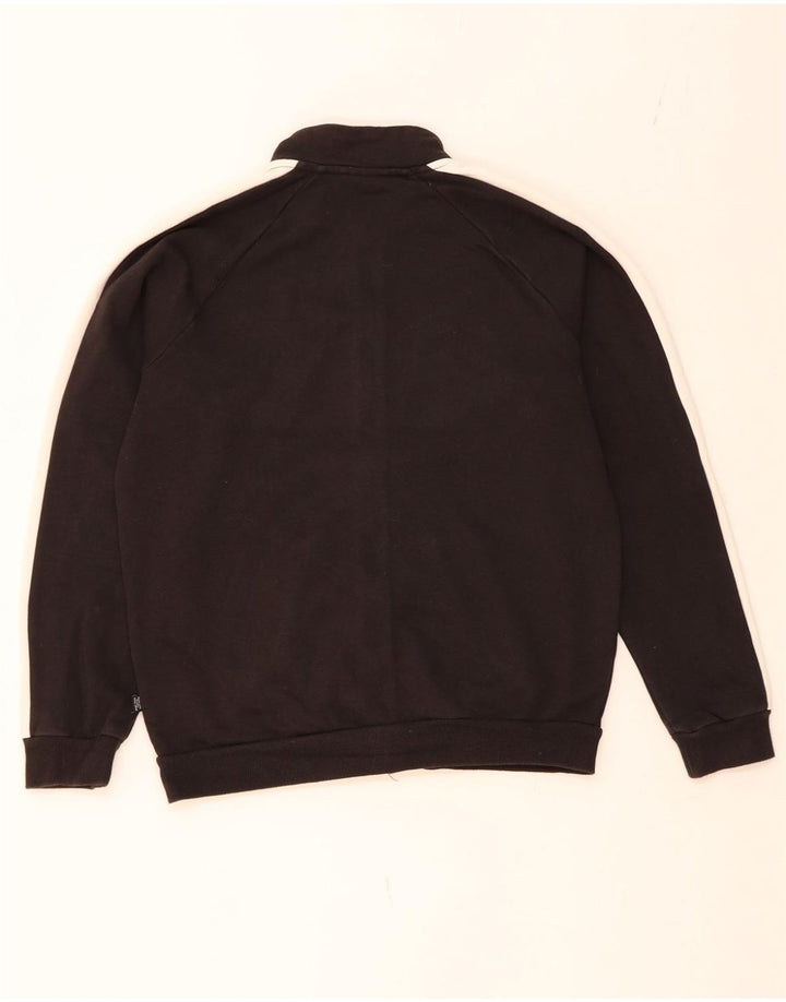 PUMA Boys Tracksuit Top Jacket 13-14 Years Black Colourblock Cotton Vintage Puma and Second-Hand Puma from Messina Hembry 