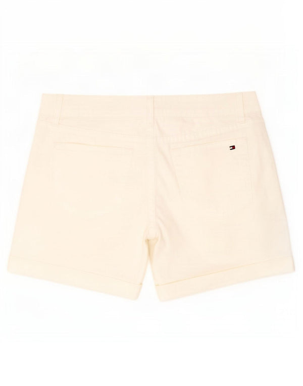 Tommy Hilfiger Womens Chino Shorts US 6 Medium W32 White Cotton