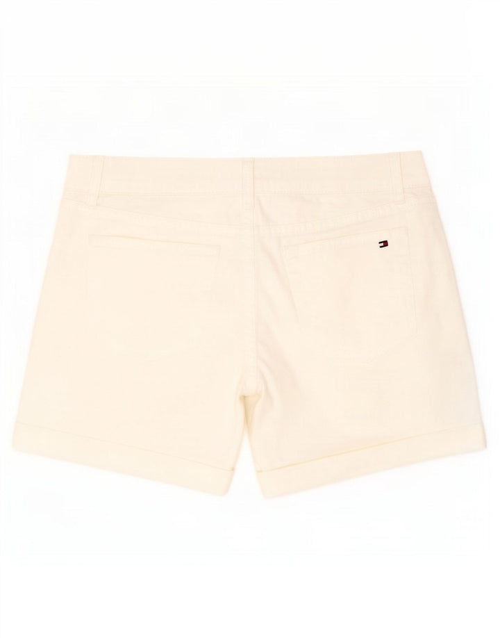 Tommy Hilfiger Womens Chino Shorts US 6 Medium W32 White Cotton