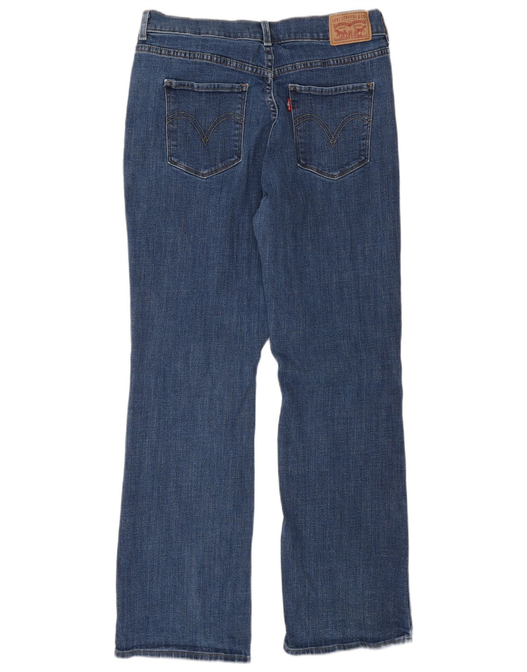 Levi's Womens Classic Bootcut Jeans US 10 Large W30 L30 Blue Cotton