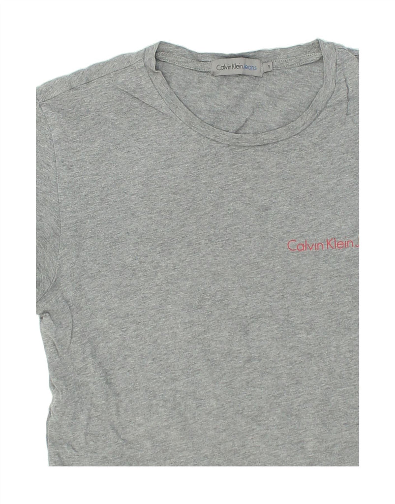 CALVIN KLEIN JEANS Mens T-Shirt Top Small Grey Cotton | Vintage Calvin Klein Jeans | Thrift | Second-Hand Calvin Klein Jeans | Used Clothing | Messina Hembry 