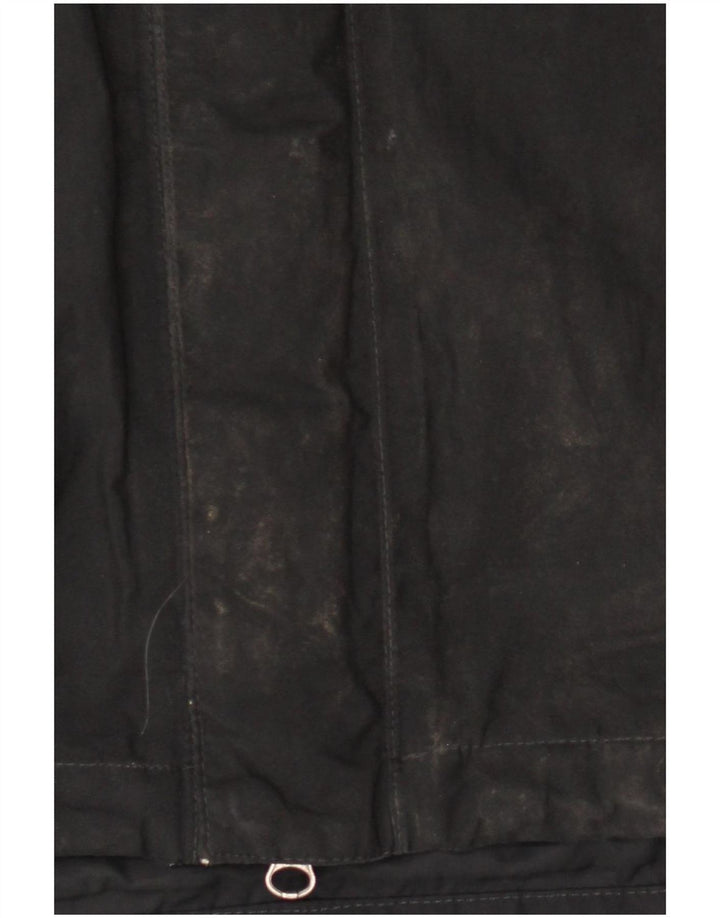 The North Face Mens Hooded Rain Jacket UK 42 XL Black Polyester
