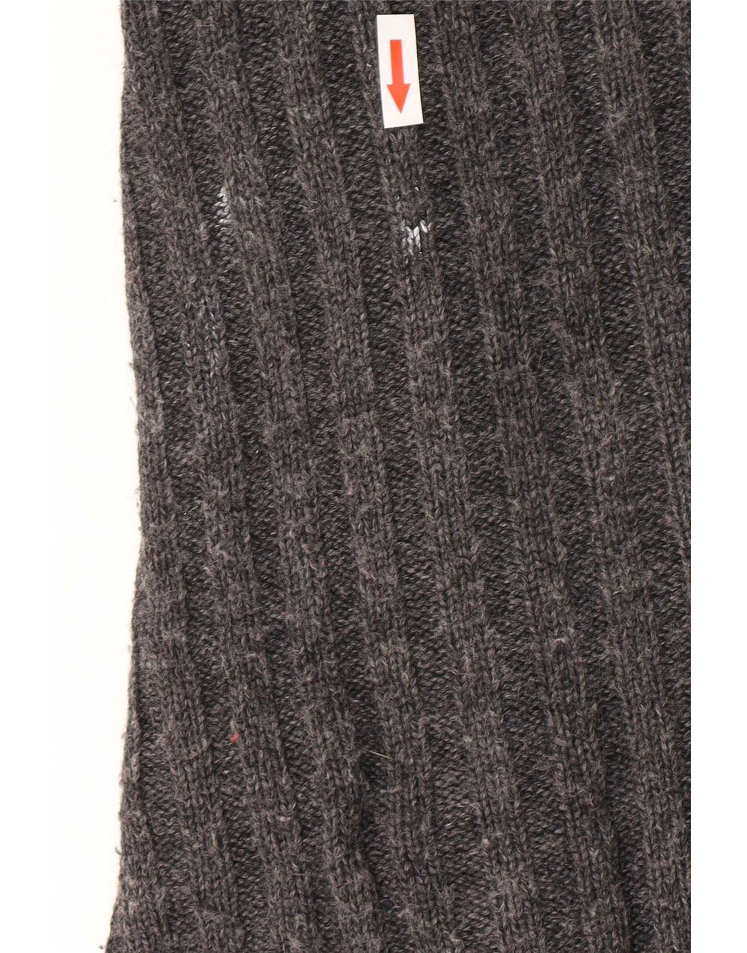 Marks & Spencer Womens Asymmetric Cardigan Sweater UK 12/14 Medium Grey