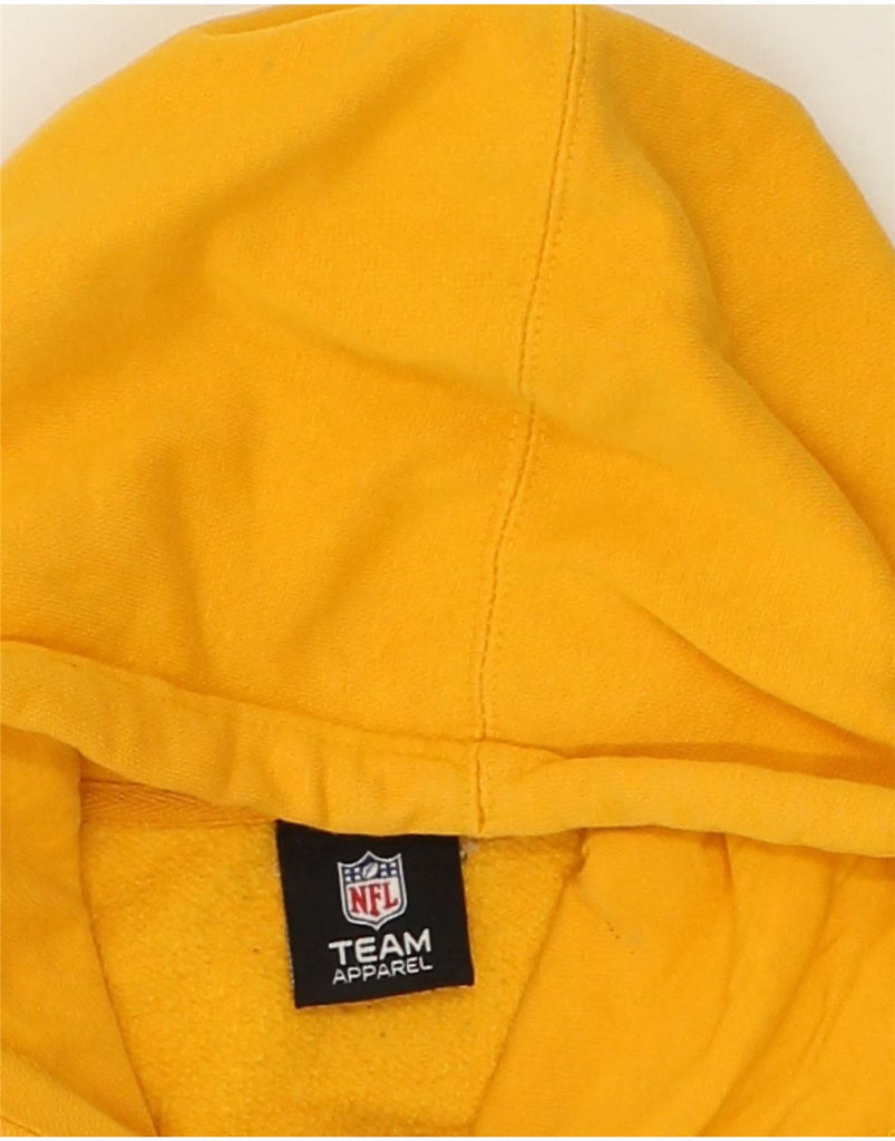 NFL Mens Packers Graphic Hoodie Jumper Large Yellow | Vintage NFL | Thrift | Second-Hand NFL | Used Clothing | Messina Hembry 