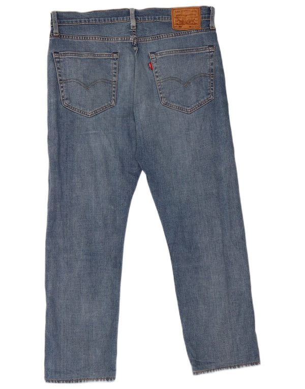 Levi's Mens 502 Tapered Jeans W33 L26 Blue Cotton
