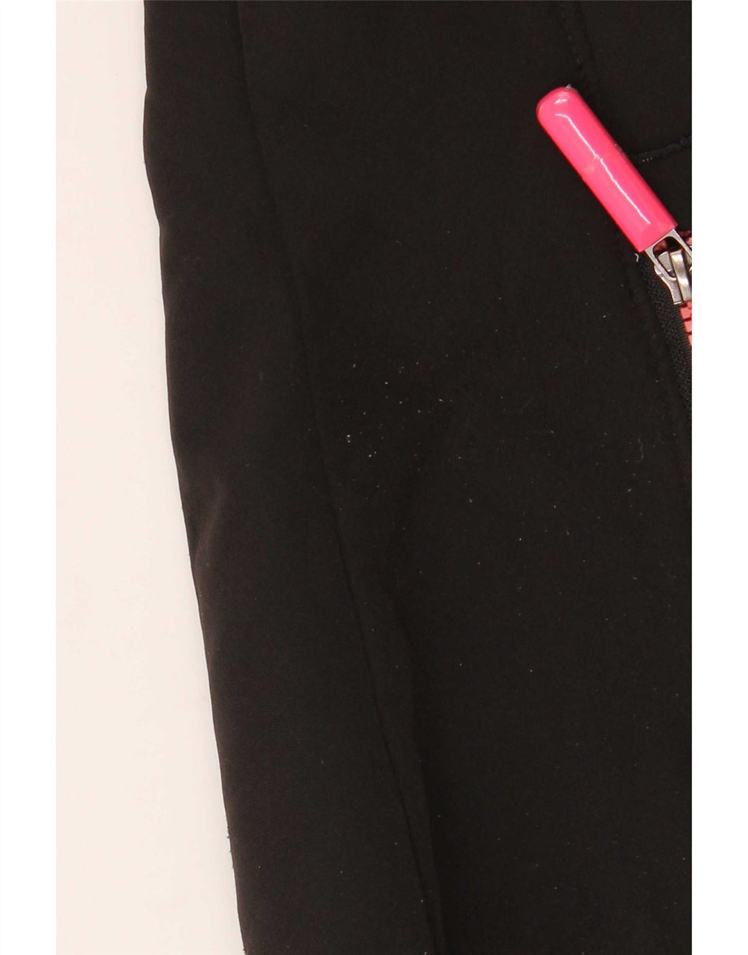 Superdry Womens Hooded Windbreaker Jacket UK 12 Medium Black