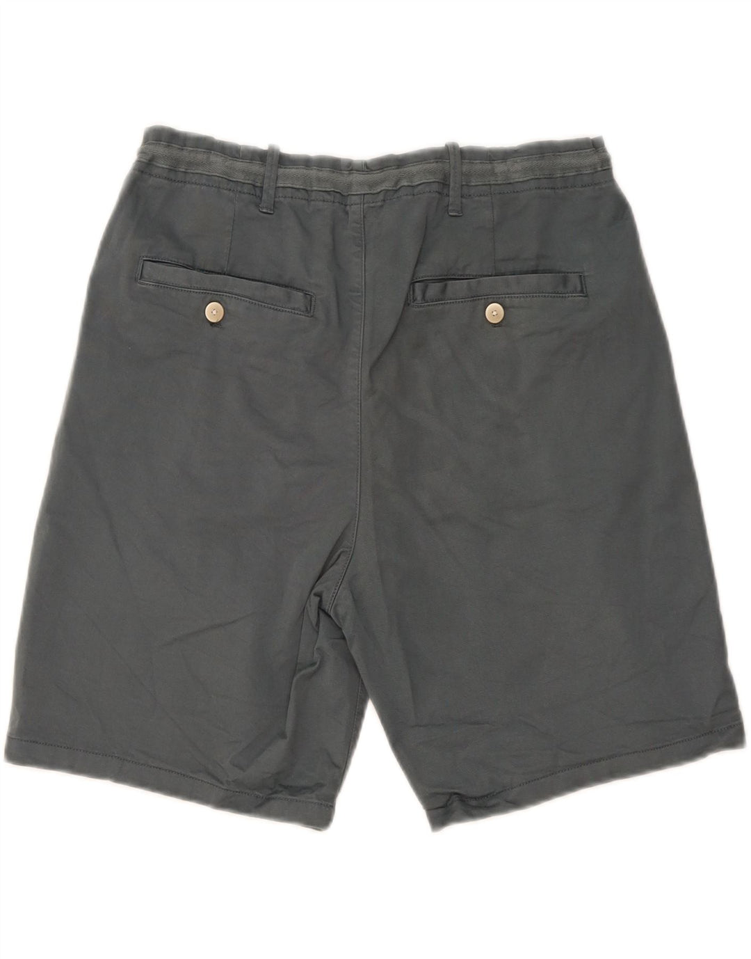 Zara Mens Chino Shorts EU 44 Large W34  Grey Cotton