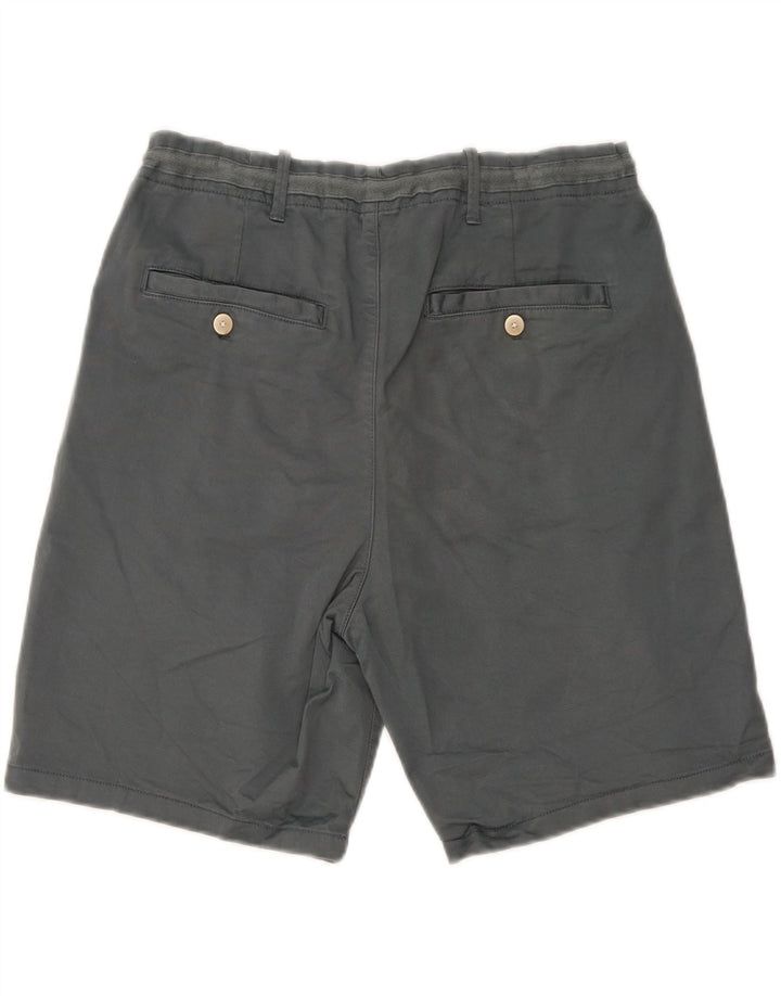 Zara Mens Chino Shorts EU 44 Large W34  Grey Cotton