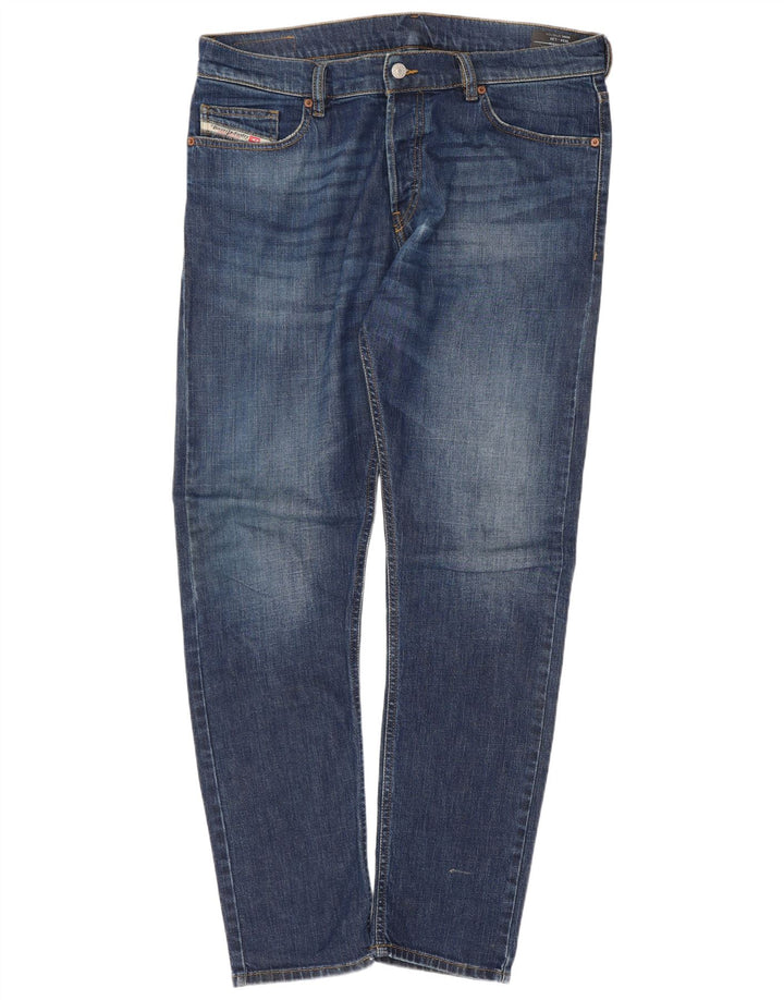 Diesel Mens D-Luster Slim Jeans W34 L30 Blue Cotton