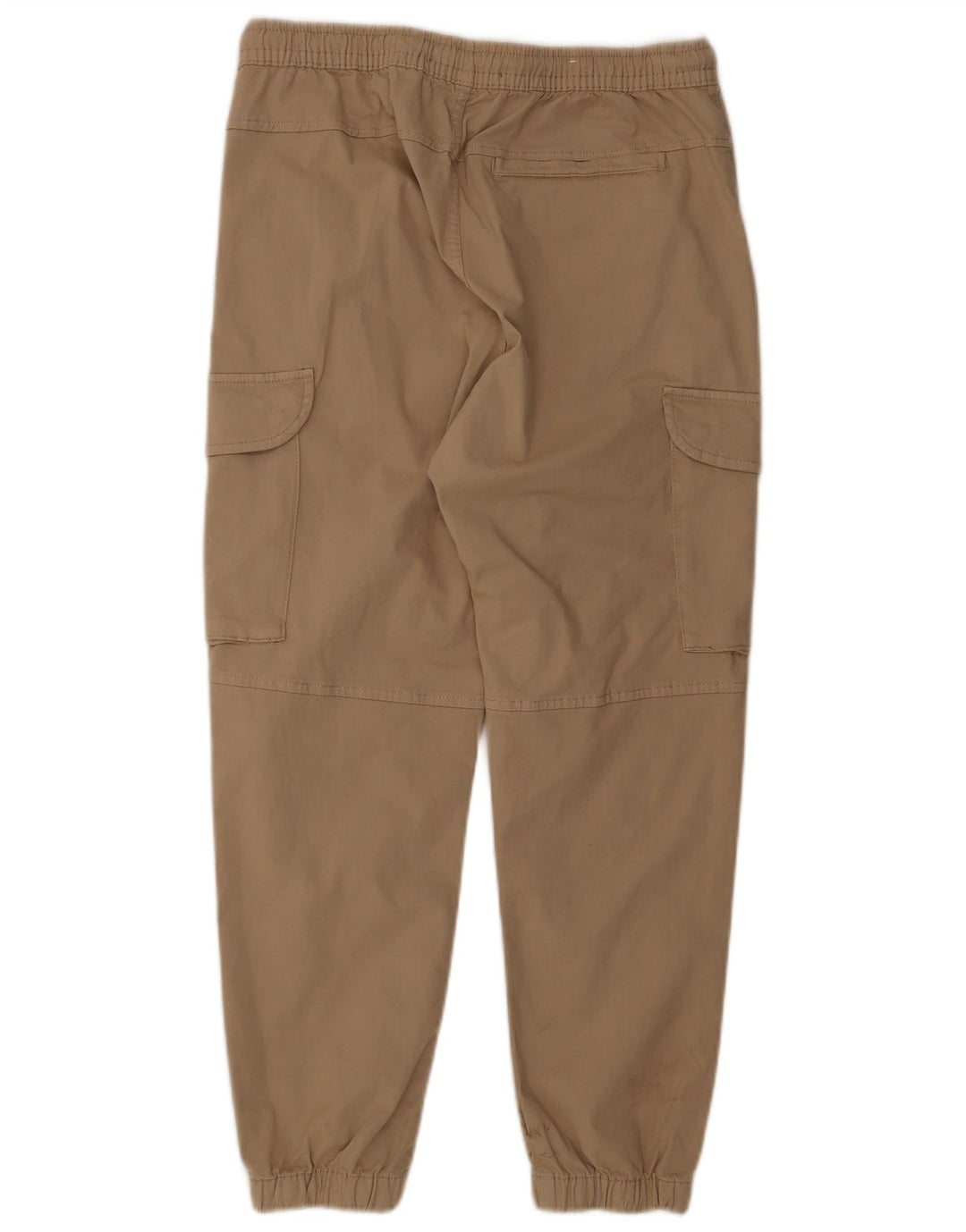 Zara Mens Joggers Cargo Trousers Medium W31 L27 Beige Cotton