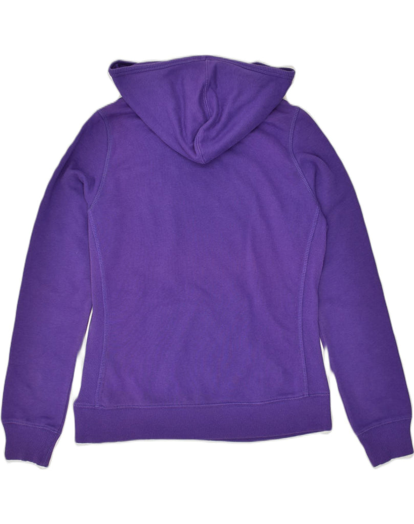 CHAMPION Womens Graphic Hoodie Jumper UK 16 Medium Purple Cotton | Vintage Champion | Thrift | Second-Hand Champion | Used Clothing | Messina Hembry 