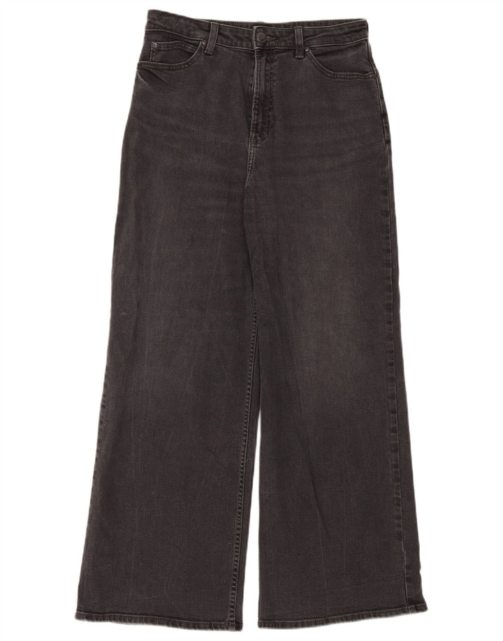Lee Womens High Waist Flared Jeans W30 L28 Black Cotton