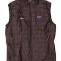 Patagonia Mens Padded Gilet UK 38 Medium Black Polyester