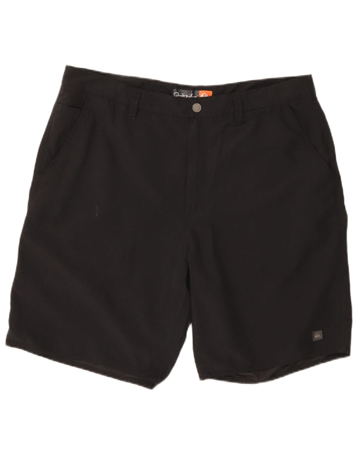 Quiksilver Mens Chino Shorts W36 Large Black Polyester