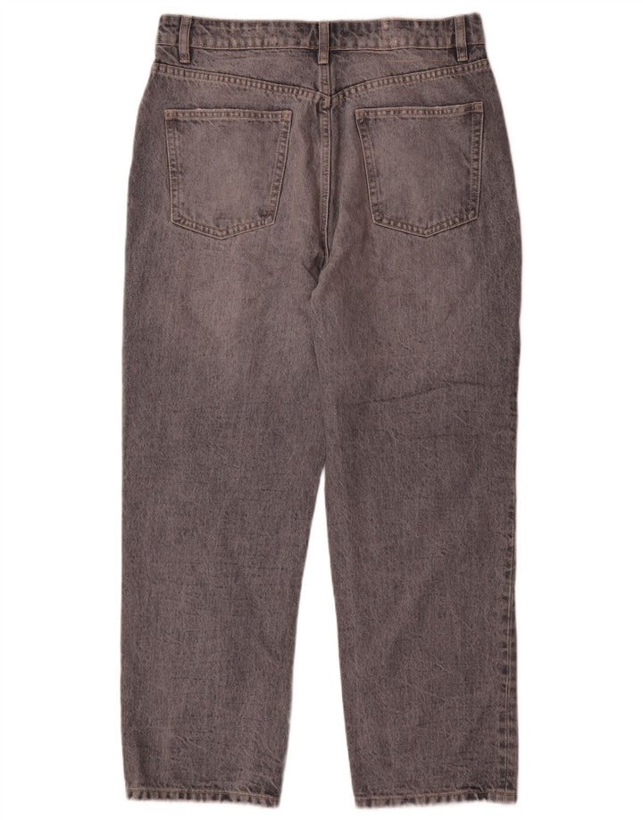 Zara Womens Straight Jeans EU 42 Large W32 L27 Grey