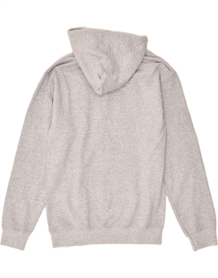 VINTAGE Mens Graphic Hoodie Jumper Small Grey Cotton Vintage Vintage and Second-Hand Vintage from Messina Hembry 