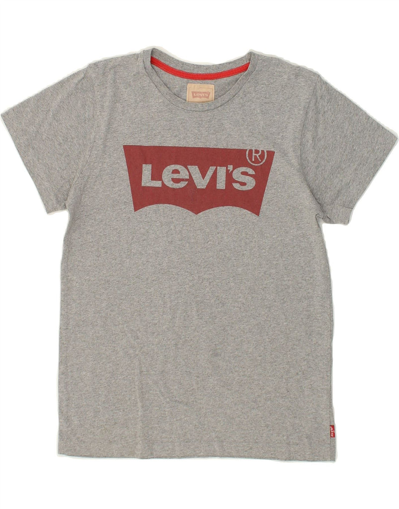 LEVI'S Boys Graphic T-Shirt Top 11-12 Years Grey Cotton | Vintage Levi's | Thrift | Second-Hand Levi's | Used Clothing | Messina Hembry 