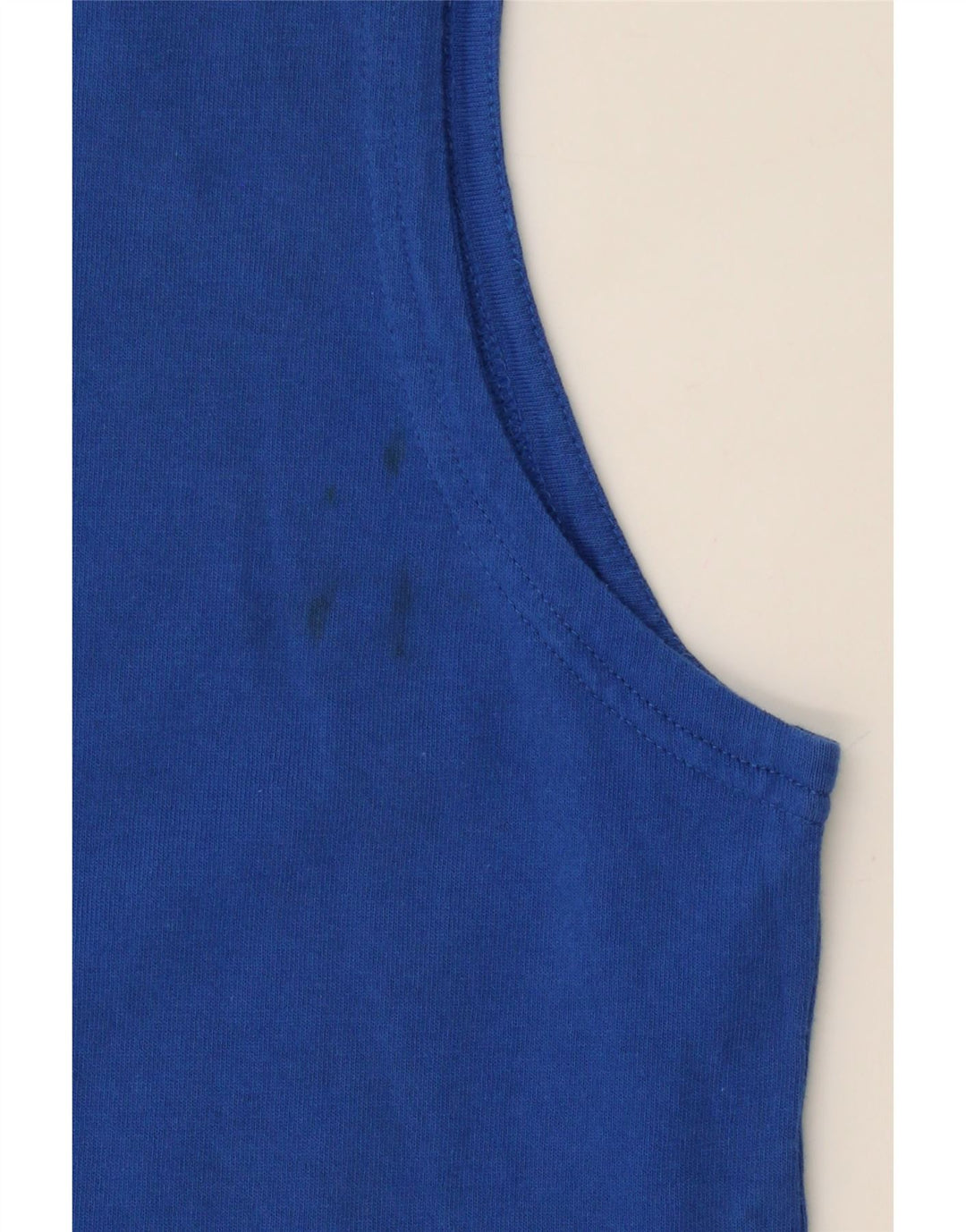 CHAMPION Mens Vest Top Medium Blue Cotton Vintage Champion and Second-Hand Champion from Messina Hembry 