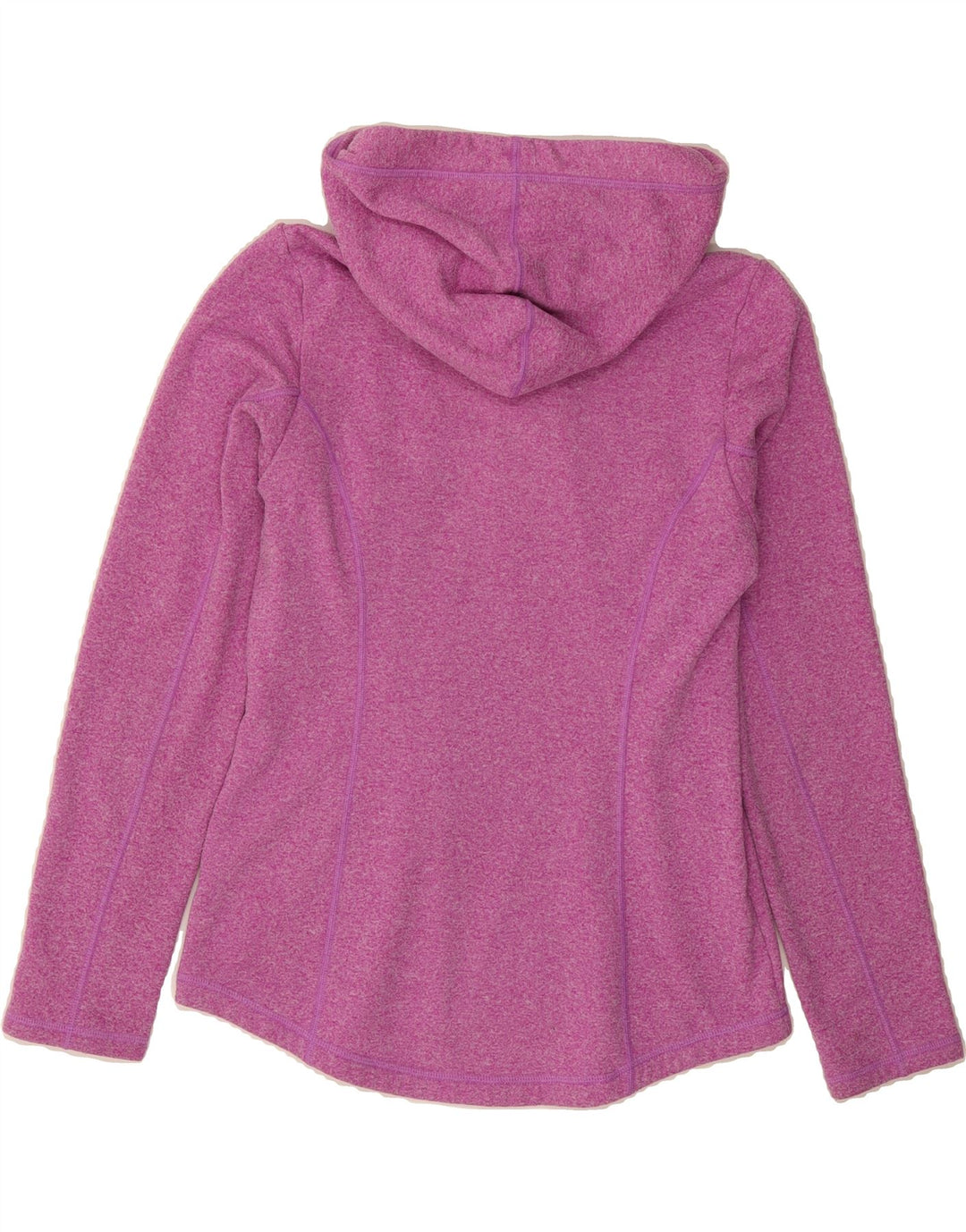 FILA Womens Zip Neck Hoodie Jumper UK 14 Medium Pink Polyester Vintage Fila and Second-Hand Fila from Messina Hembry 