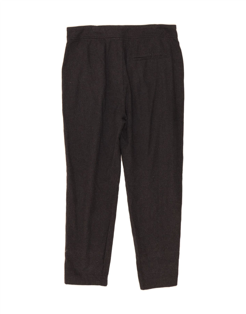 MASSIMO DUTTI Mens Casual Trousers EU 42 Large W34 L28 Grey Houndstooth Vintage Massimo Dutti and Second-Hand Massimo Dutti from Messina Hembry 