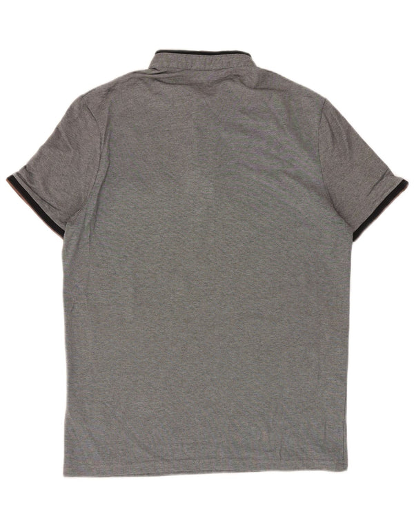 Jules Mens Polo Shirt Medium Grey Cotton