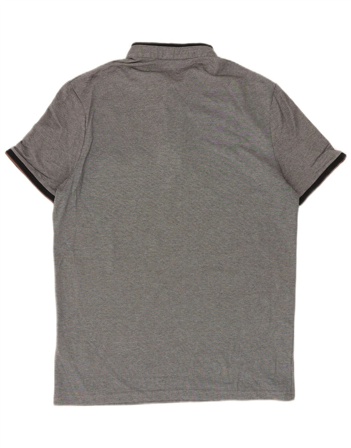 Jules Mens Polo Shirt Medium Grey Cotton