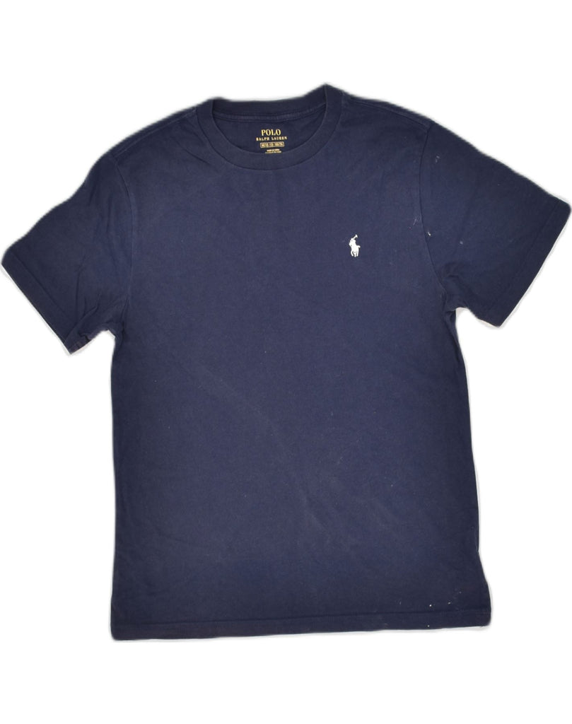 POLO RALPH LAUREN Boys T-Shirt Top 10-11 Years Medium Navy Blue Cotton | Vintage Polo Ralph Lauren | Thrift | Second-Hand Polo Ralph Lauren | Used Clothing | Messina Hembry 