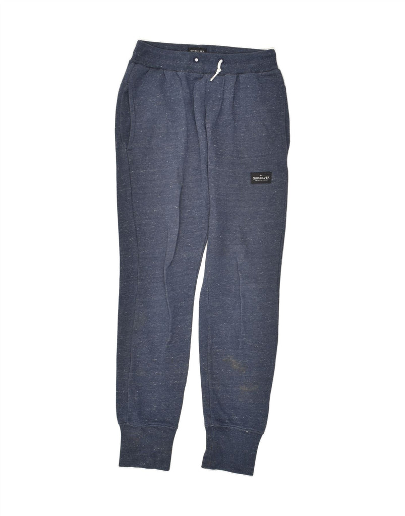 QUIKSILVER Boys Tracksuit Trousers Joggers 11-12 Years Medium Navy Blue | Vintage Quiksilver | Thrift | Second-Hand Quiksilver | Used Clothing | Messina Hembry 