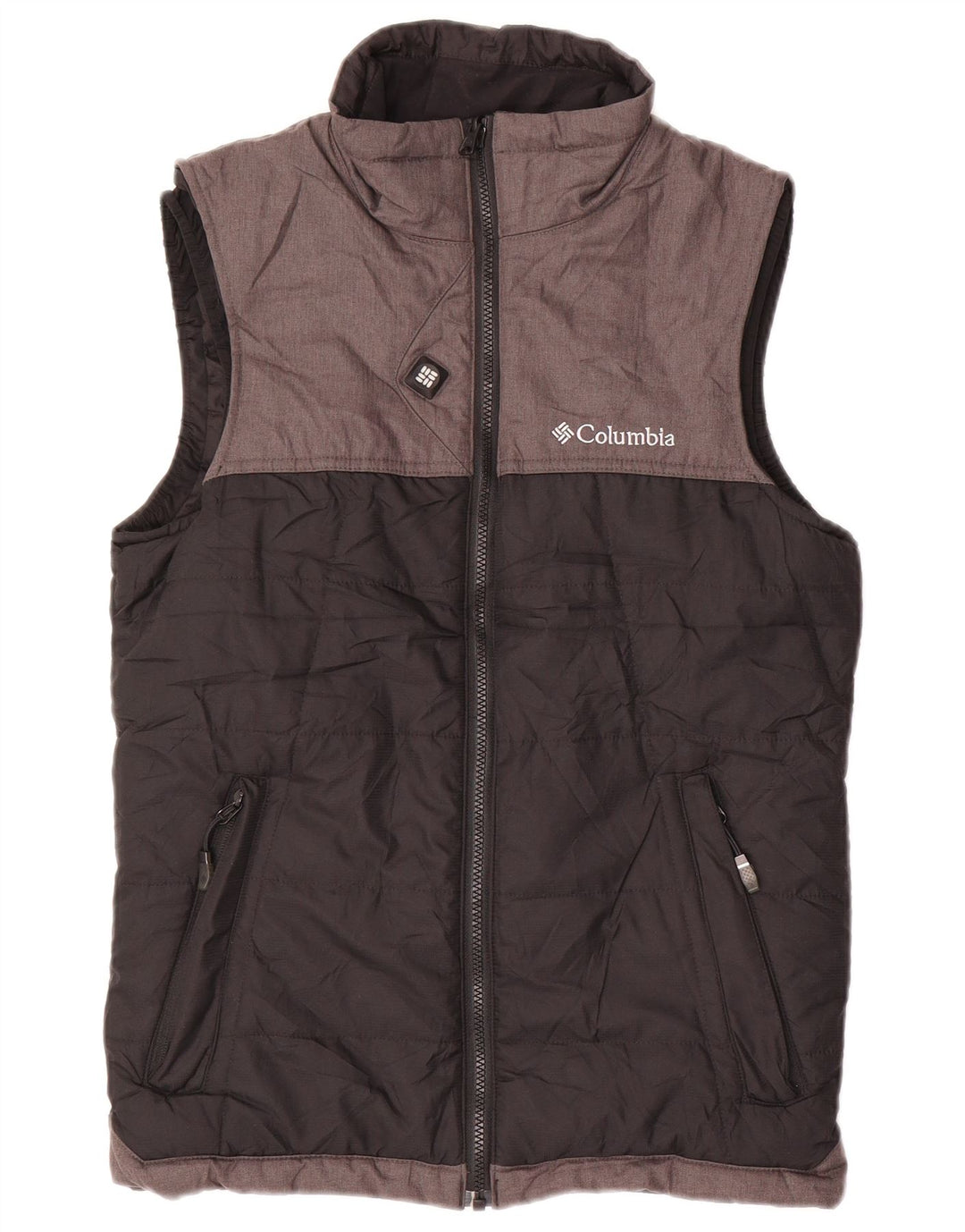 COLUMBIA Womens Omni-Shield Padded Gilet UK 10 Small Black Colourblock